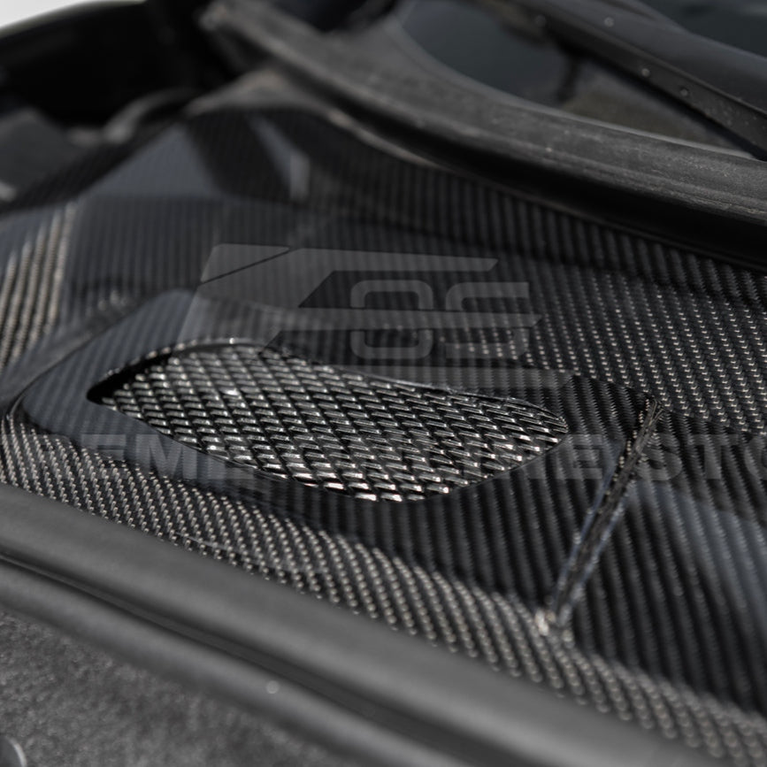 C8 Corvette Carbon Fiber Front Trunk Trim Kit