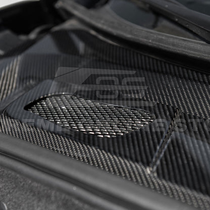 C8 Corvette Carbon Fiber Front Trunk Trim Kit