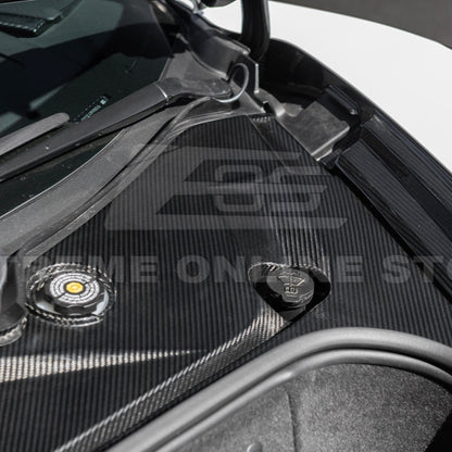 C8 Corvette Carbon Fiber Front Trunk Trim Kit