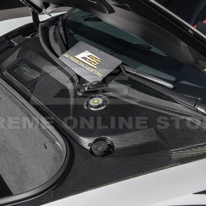 C8 Corvette Carbon Fiber Front Trunk Trim Kit