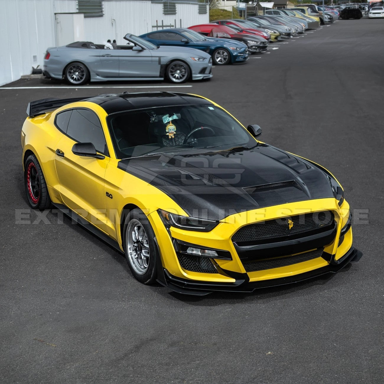 2015-17 Mustang Terminator Style Front Hood Vented Cover