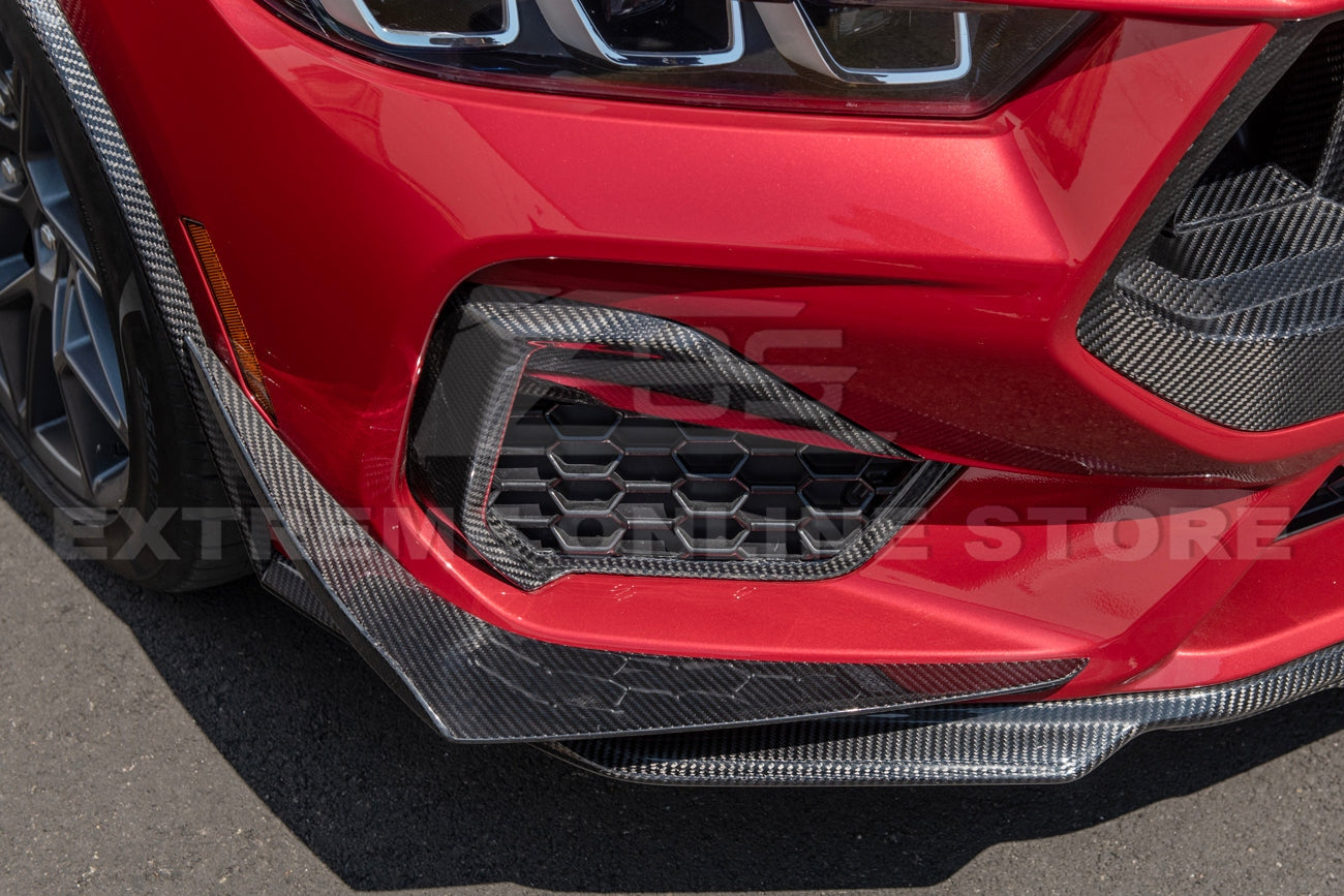 2024 - 25 Mustang GT Carbon Fiber Front Side Grille