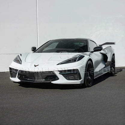 C8 Corvette Stingray Carbon Fiber LED DRL Grille Bezel Inserts