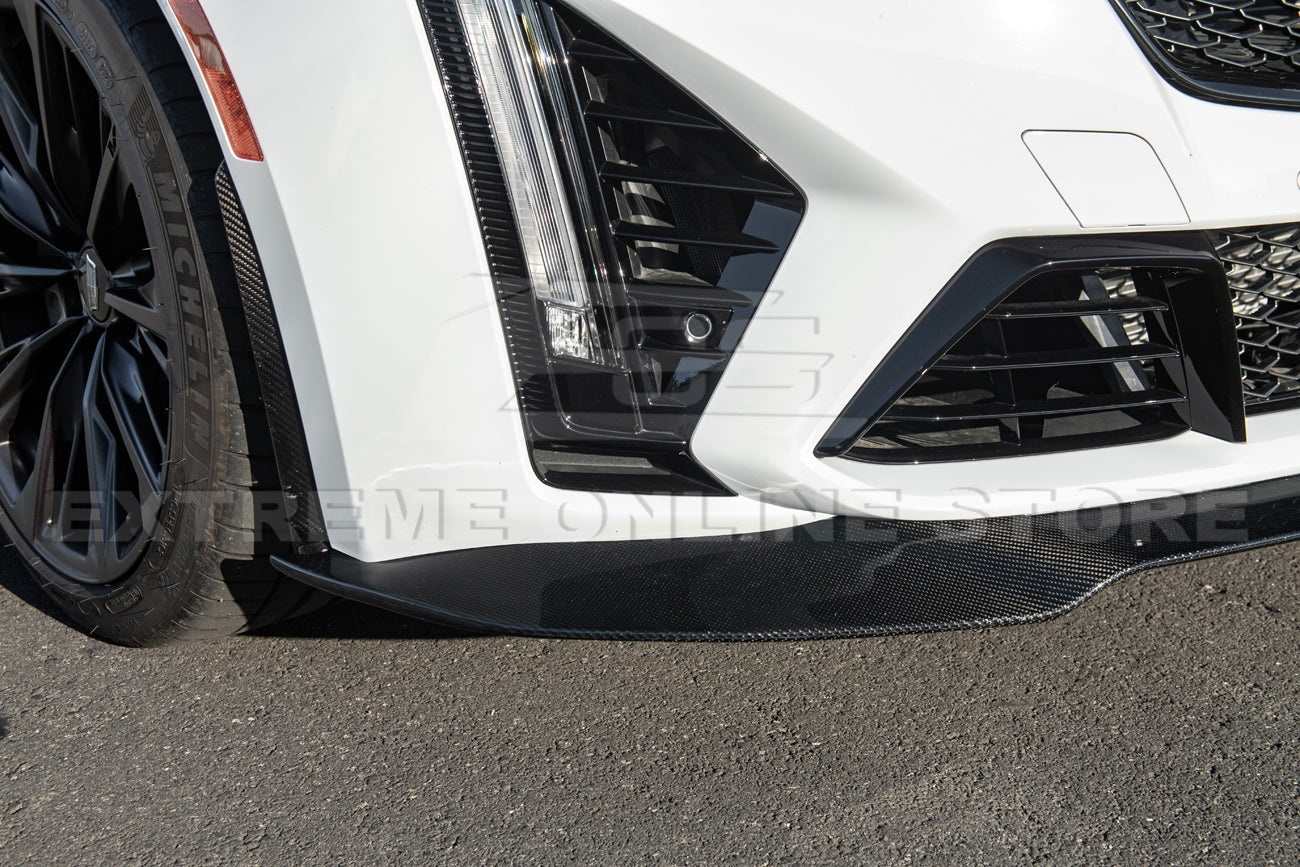2022 - 24 Cadillac CT5-V Blackwing Sedan Front Splitter Lip