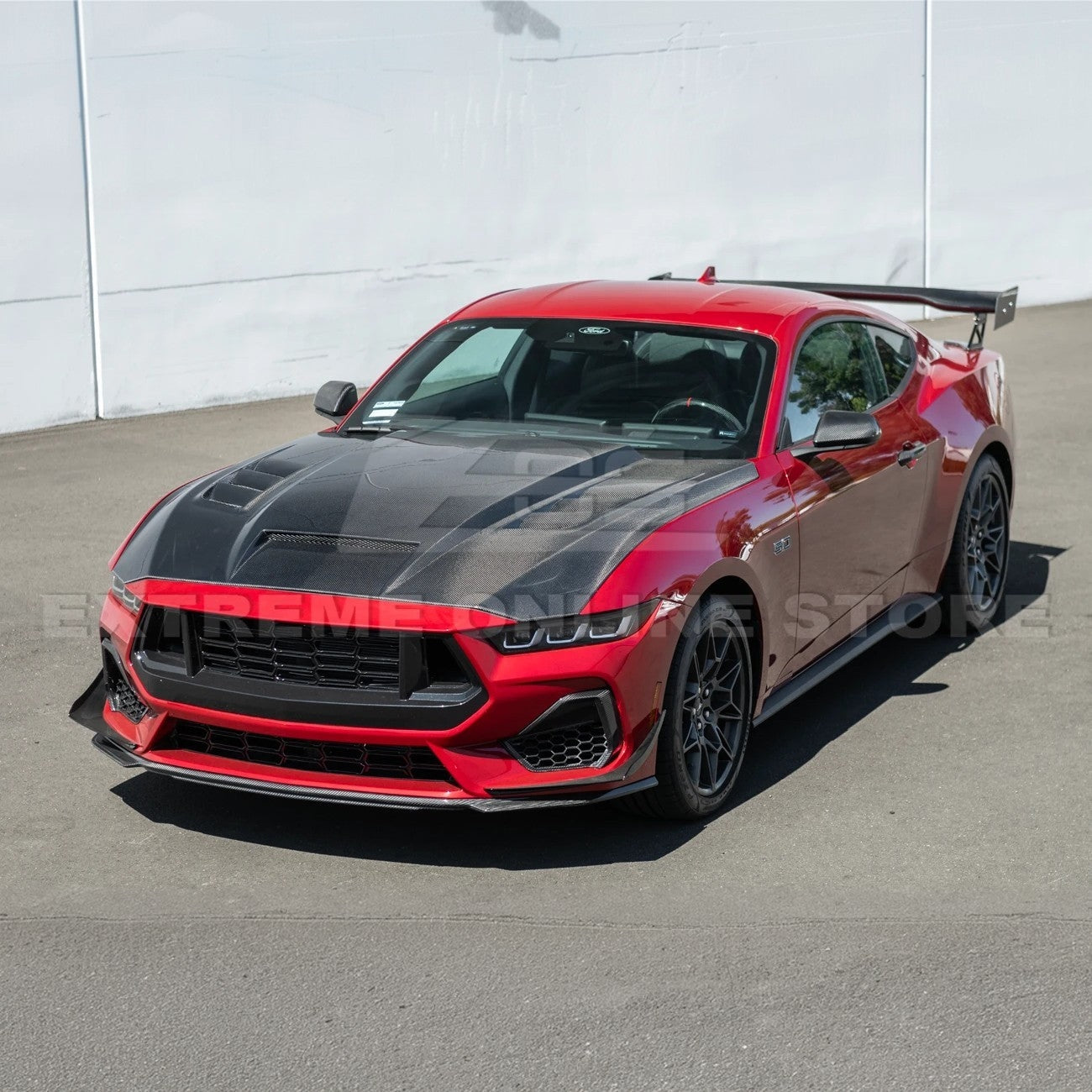 2024+ Mustang S650 Carbon Fiber Vented Hood