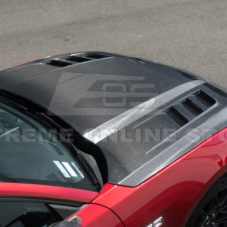 2024+ Mustang S650 Carbon Fiber Vented Hood