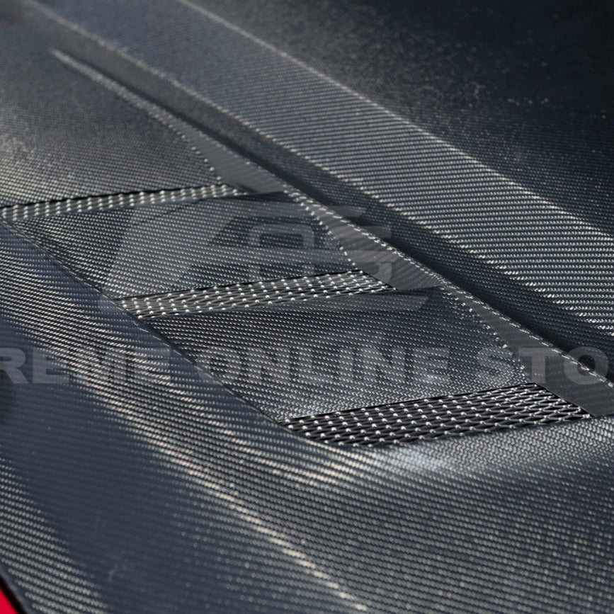 2024+ Mustang S650 Carbon Fiber Vented Hood