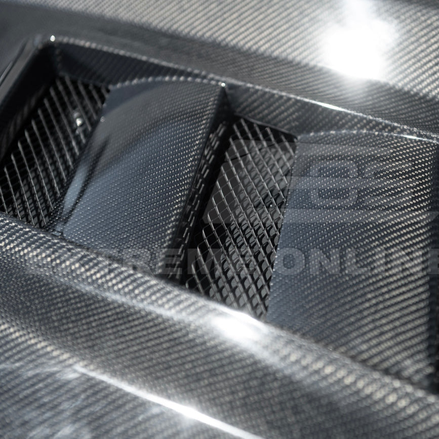 2024+ Mustang S650 Carbon Fiber Vented Hood