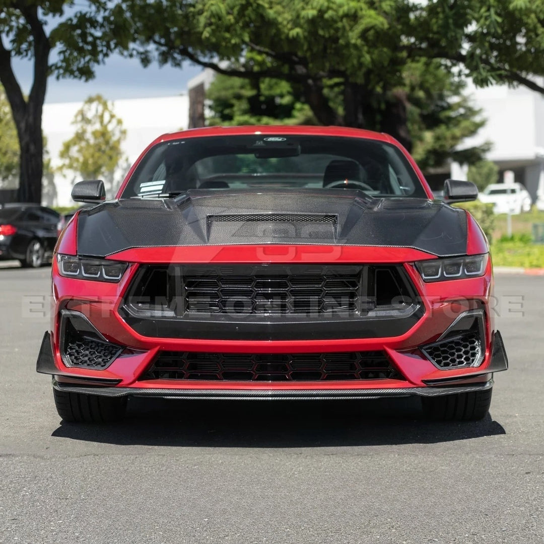 2024+ Mustang S650 Carbon Fiber Vented Hood