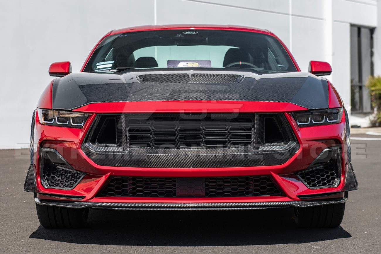 2024 - 25 Mustang GT Carbon Fiber Front Side Grille
