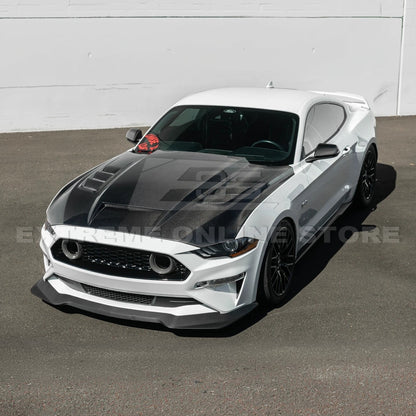 2018 - 23 Mustang Terminator Style Front Vented Bumper Hood