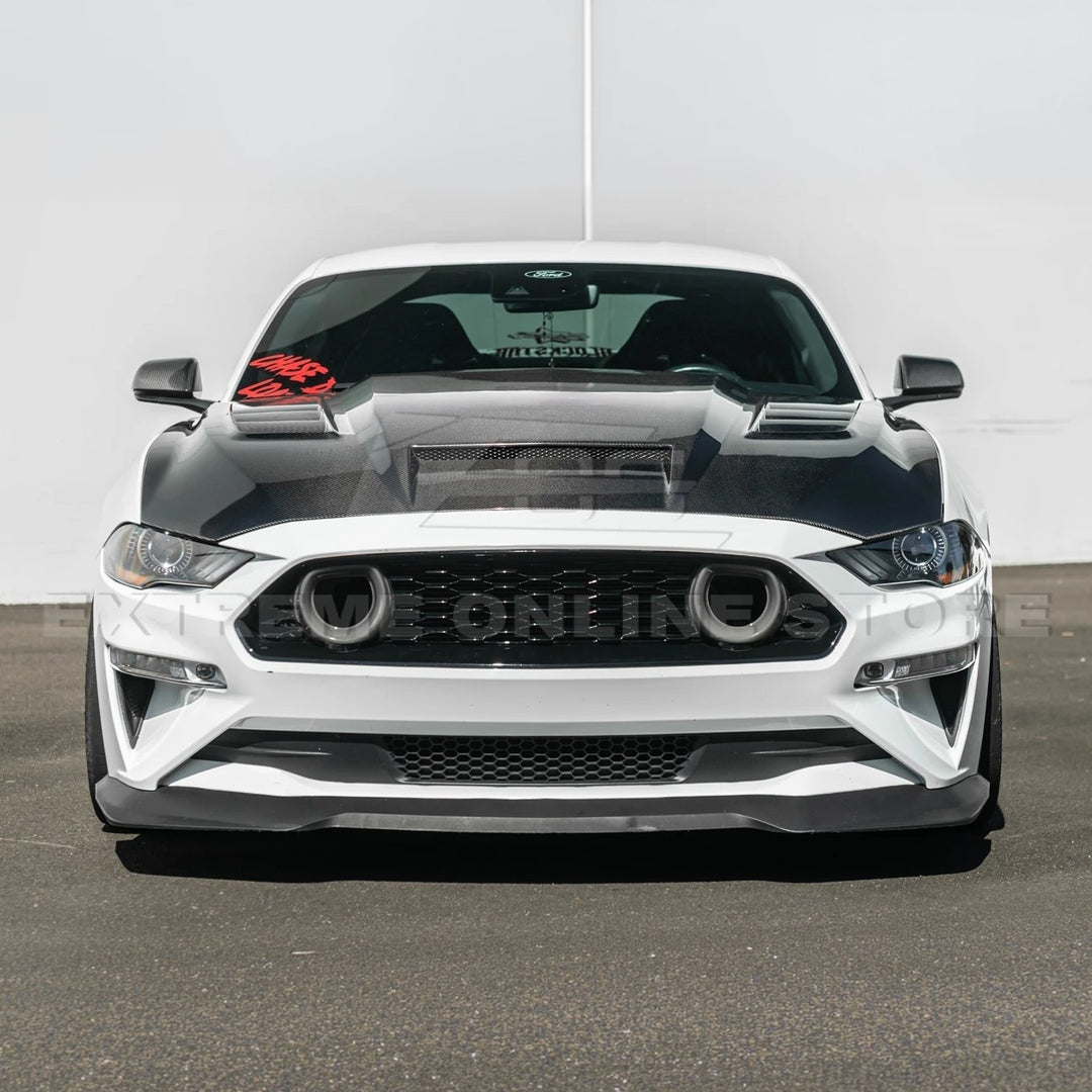 2018 - 23 Mustang Terminator Style Front Vented Bumper Hood