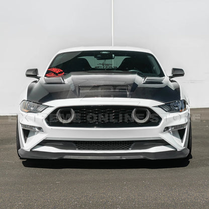 2018 - 23 Mustang Terminator Style Front Vented Bumper Hood