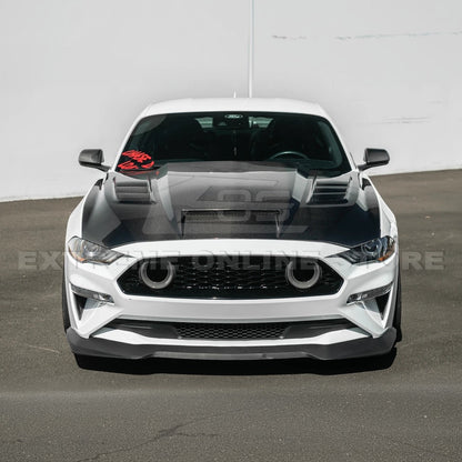 2018 - 23 Mustang Terminator Style Front Vented Bumper Hood