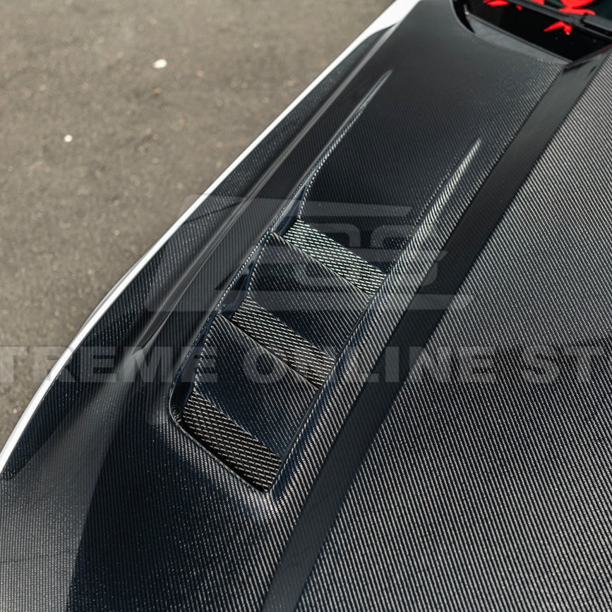 2018 - 23 Mustang Terminator Style Front Vented Bumper Hood