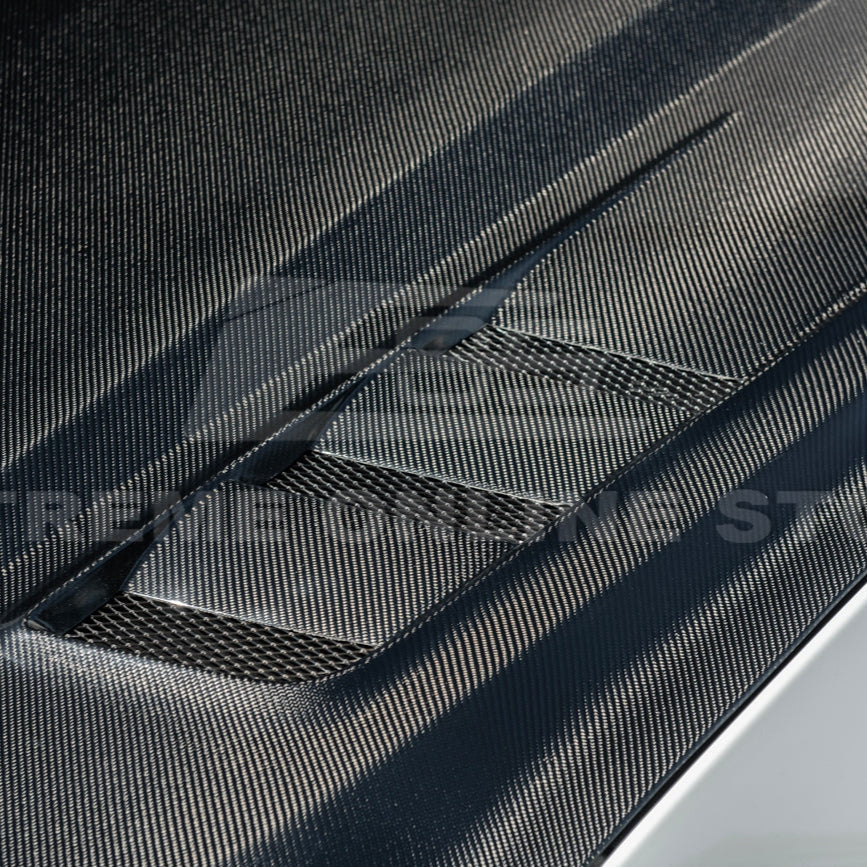 2018 - 23 Mustang Terminator Style Front Vented Bumper Hood