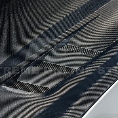 2018 - 23 Mustang Terminator Style Front Vented Bumper Hood