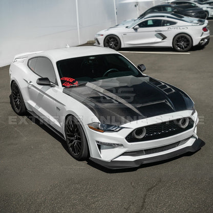 2018 - 23 Mustang Terminator Style Front Vented Bumper Hood