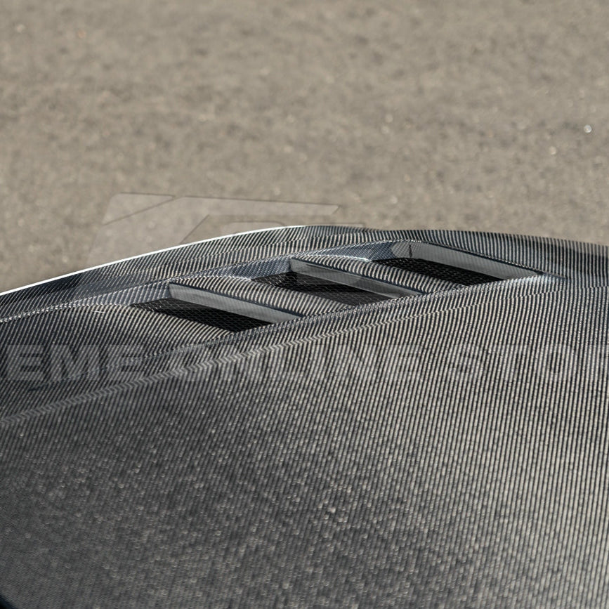 2018 - 23 Mustang Terminator Style Front Vented Bumper Hood