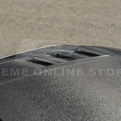 2018 - 23 Mustang Terminator Style Front Vented Bumper Hood