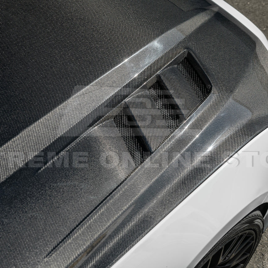 2018 - 23 Mustang Terminator Style Front Vented Bumper Hood