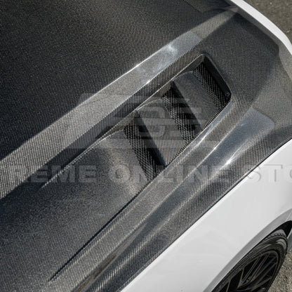 2018 - 23 Mustang Terminator Style Front Vented Bumper Hood