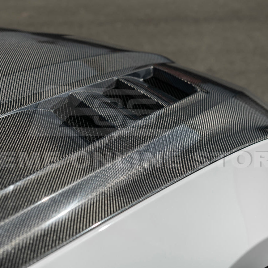 2018 - 23 Mustang Terminator Style Front Vented Bumper Hood
