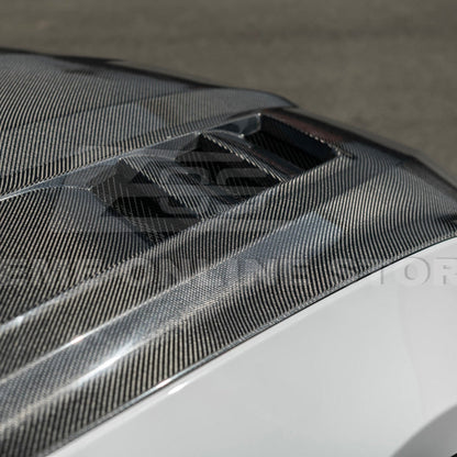 2018 - 23 Mustang Terminator Style Front Vented Bumper Hood