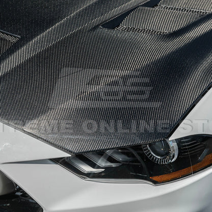 2018 - 23 Mustang Terminator Style Front Vented Bumper Hood