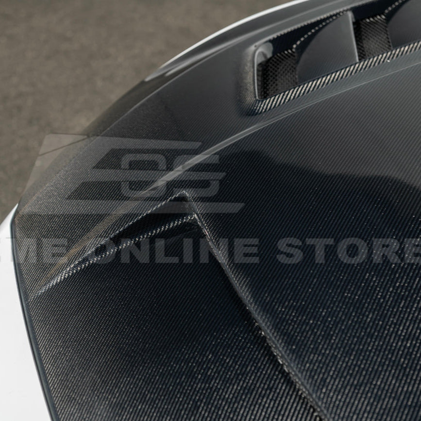 2018 - 23 Mustang Terminator Style Front Vented Bumper Hood
