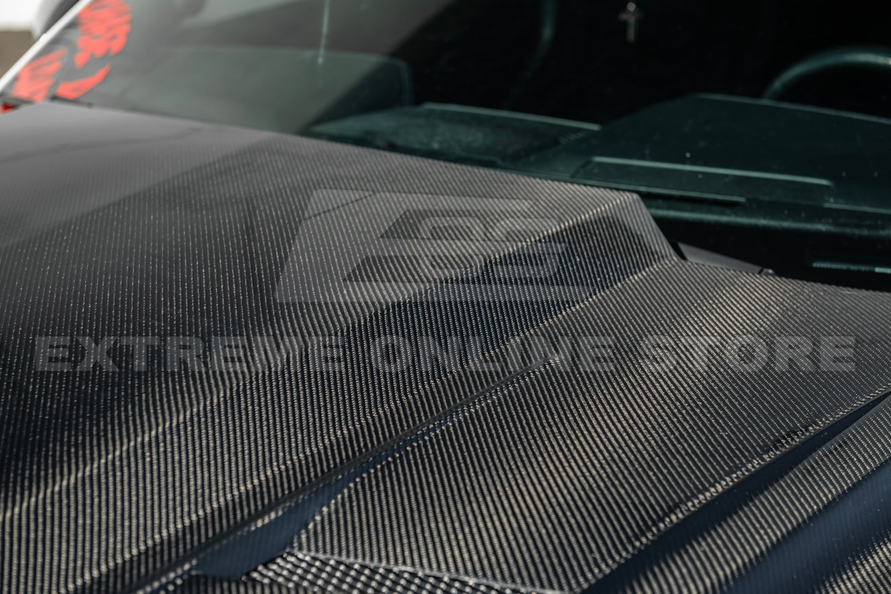 2018 - 23 Mustang Terminator Style Front Vented Bumper Hood