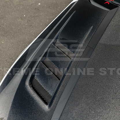 2018 - 23 Mustang Terminator Style Front Vented Bumper Hood