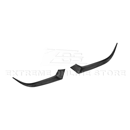 2024+ Mustang EcoBoost Carbon Fiber Headlight Eyebrow Trim Cover