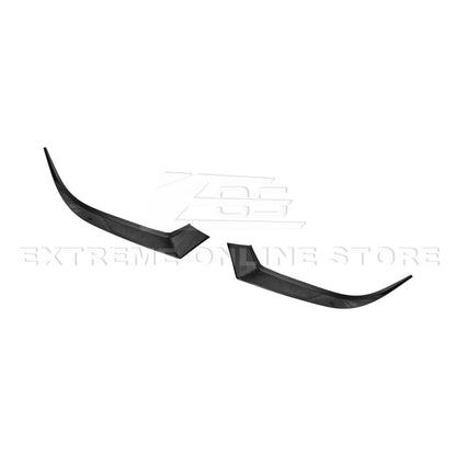 2024+ Mustang EcoBoost Carbon Fiber Headlight Eyebrow Trim Cover