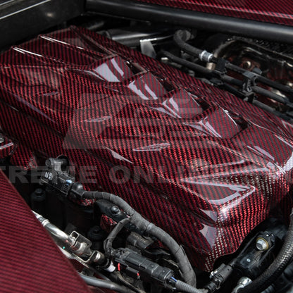 C8 Stingray Corvette Coupe Carbon Fiber Engine Cover