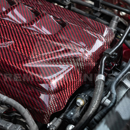 C8 Stingray Corvette Coupe Carbon Fiber Engine Cover