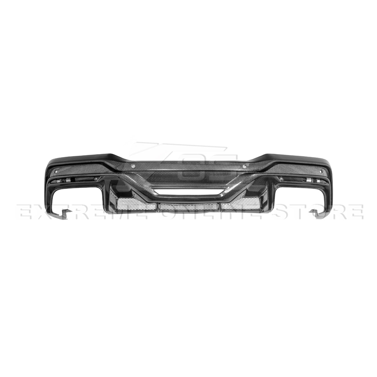 2024+ Mustang S650 Dark Horse Style Dry Carbon Fiber Rear Bumper Diffuser