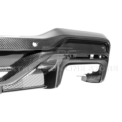 2024+ Mustang S650 Dark Horse Style Dry Carbon Fiber Rear Bumper Diffuser