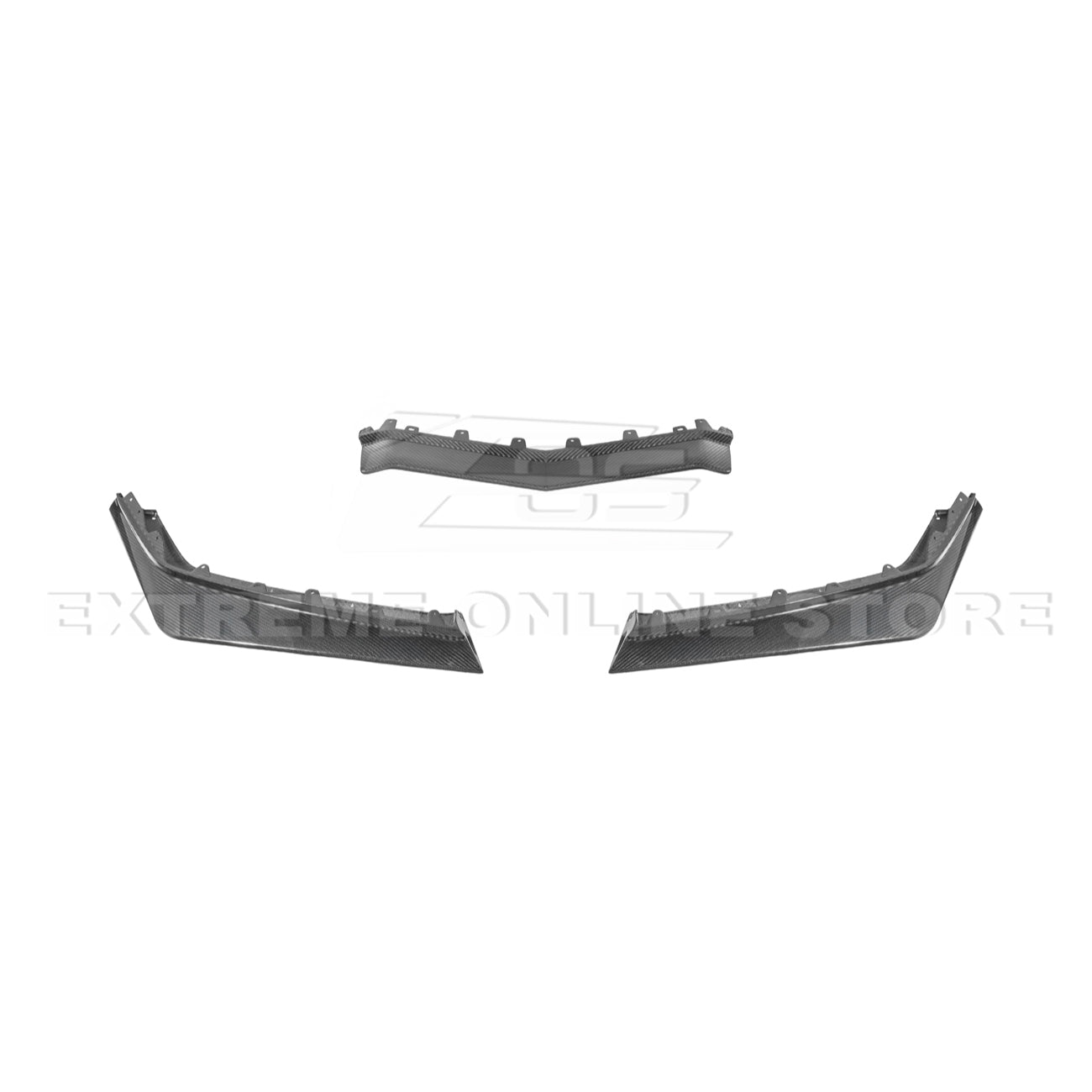 Corvette C8 Z06 Z07 Extended Carbon Fiber Front Lip Splitter