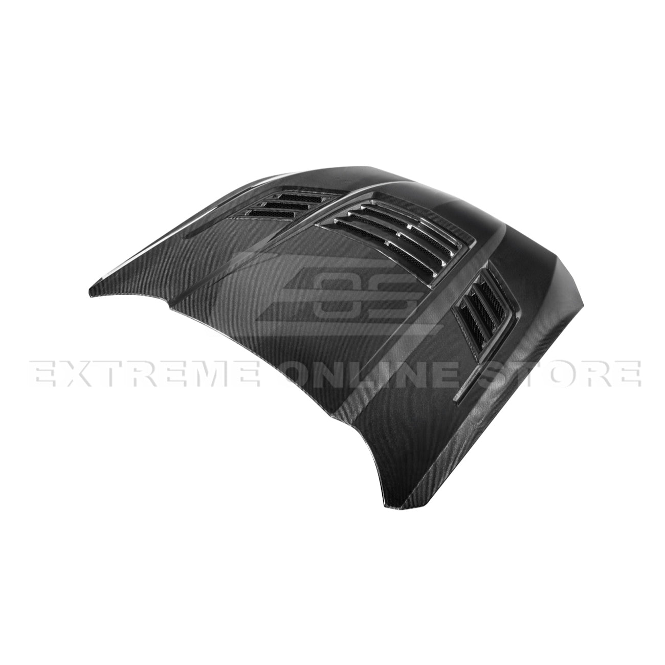 2024+ Mustang S650 Super Snake Style Carbon Fiber Front Hood
