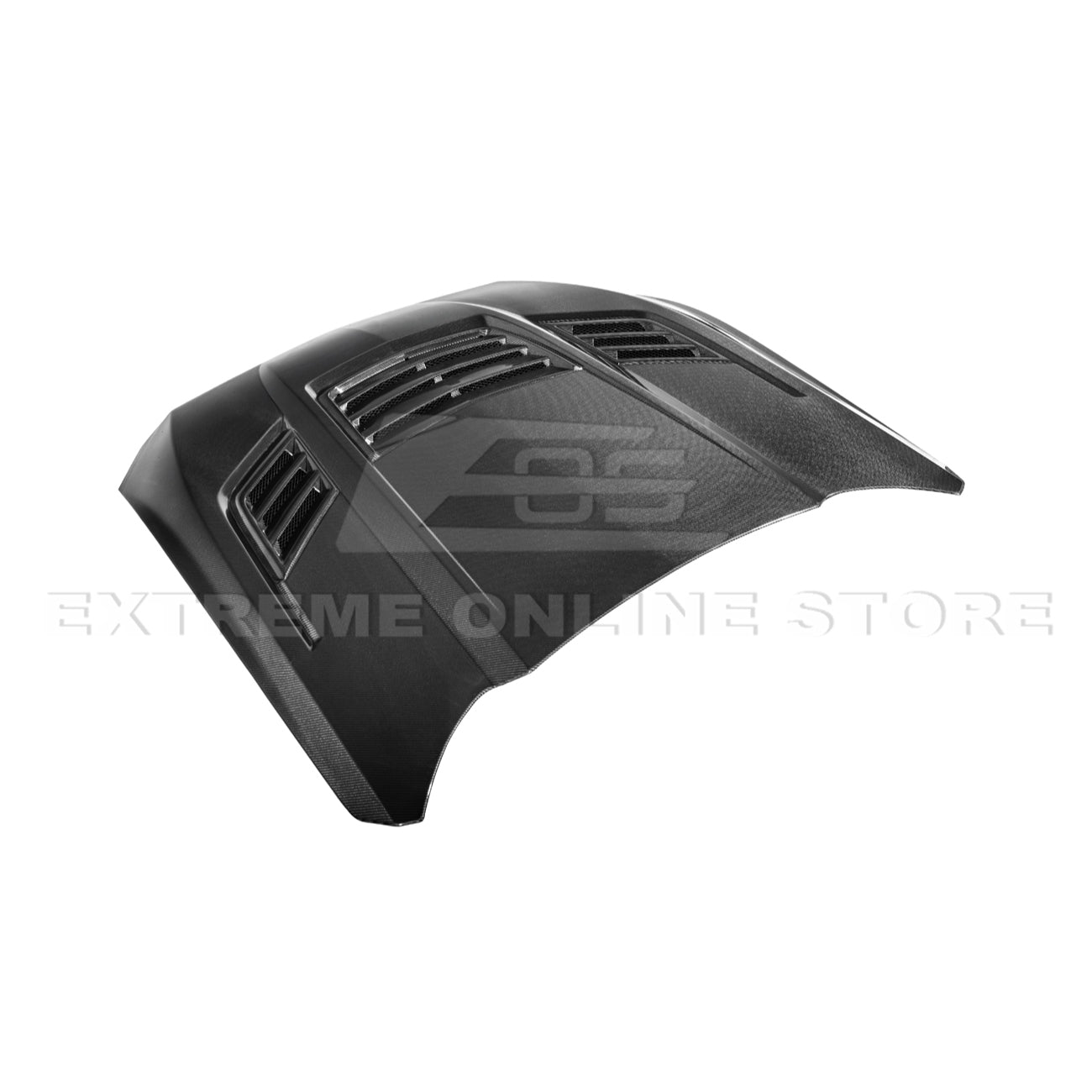 2024+ Mustang S650 Super Snake Style Carbon Fiber Front Hood