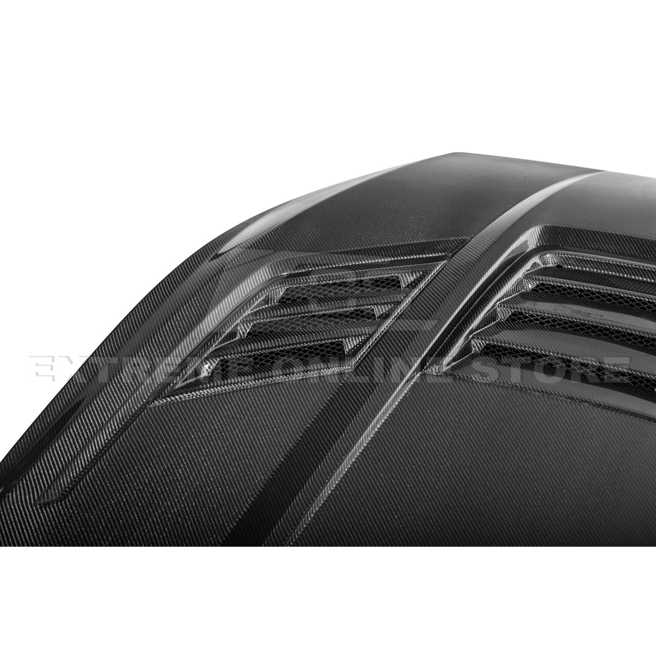 2024+ Mustang S650 Super Snake Style Carbon Fiber Front Hood