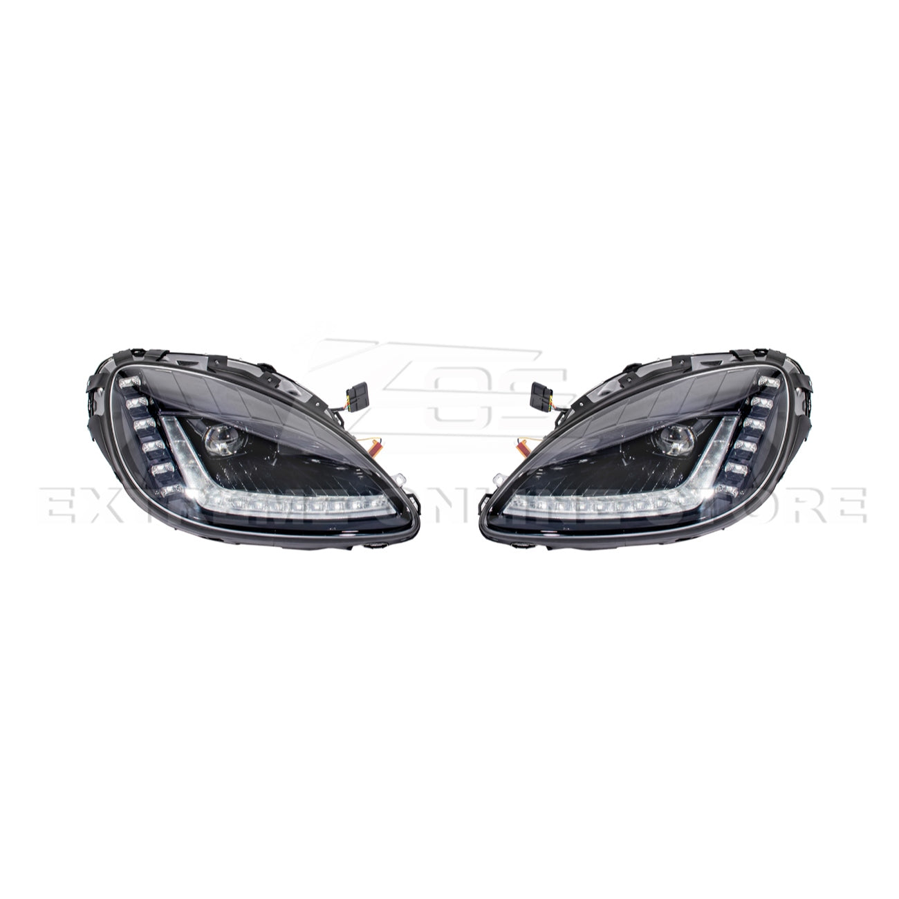 2005 - 13 Corvette C6 l C7 Style Projector LED Sequential Signal Turn Headlights