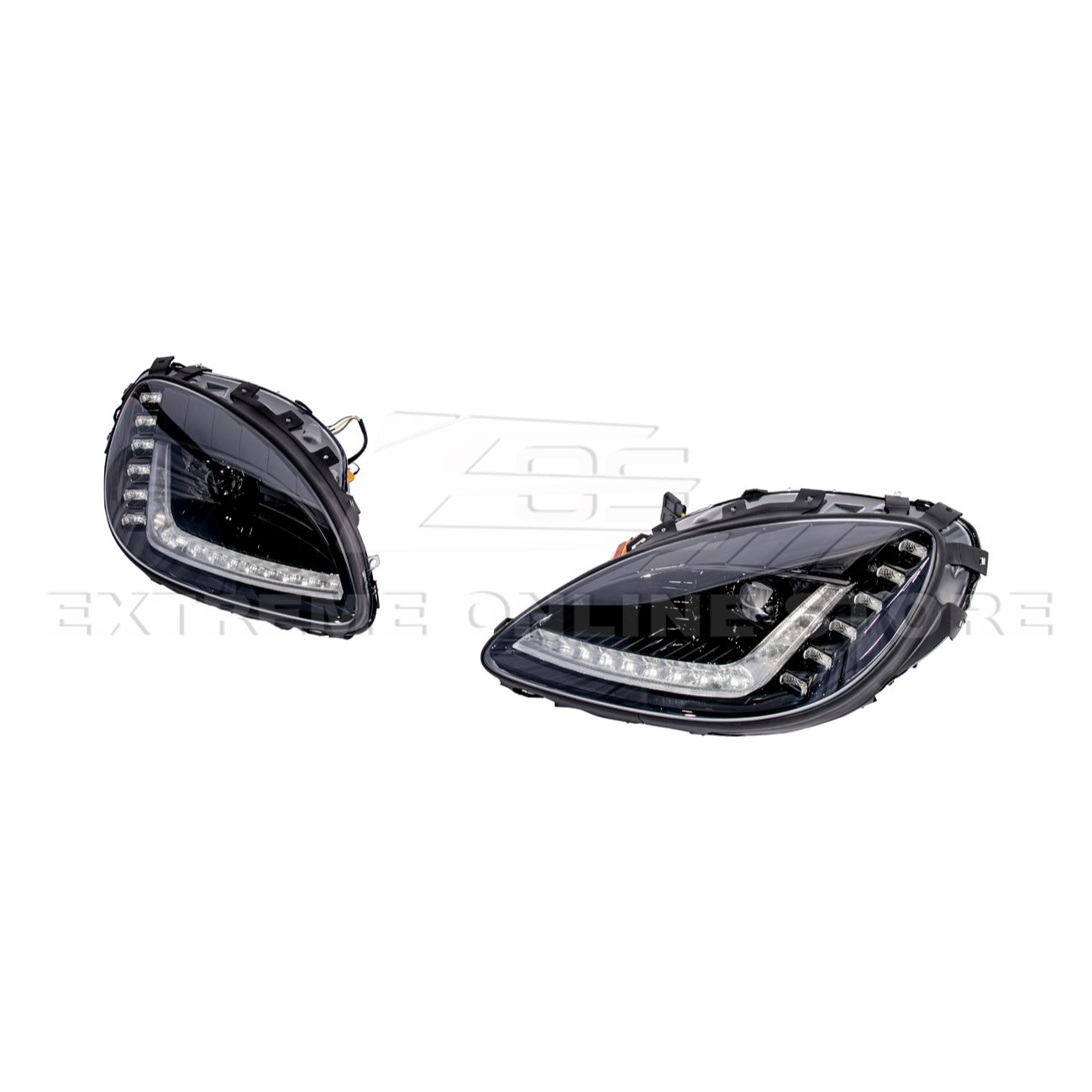 2005 - 13 Corvette C6 l C7 Style Projector LED Sequential Signal Turn Headlights