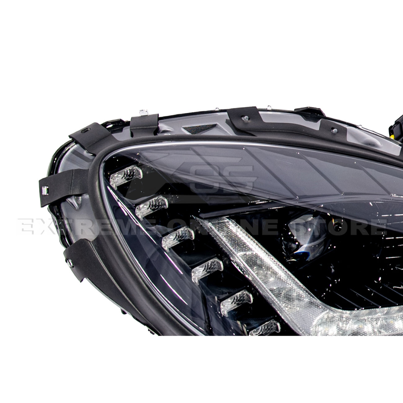 2005 - 13 Corvette C6 l C7 Style Projector LED Sequential Signal Turn Headlights