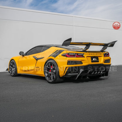 C8 Corvette Carbon Fiber ZR1 Rear High Wing Spoiler