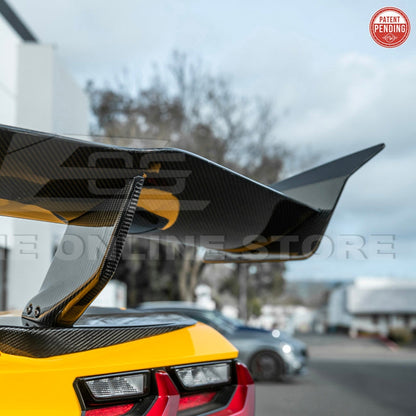 C8 Corvette Carbon Fiber ZR1 Rear High Wing Spoiler