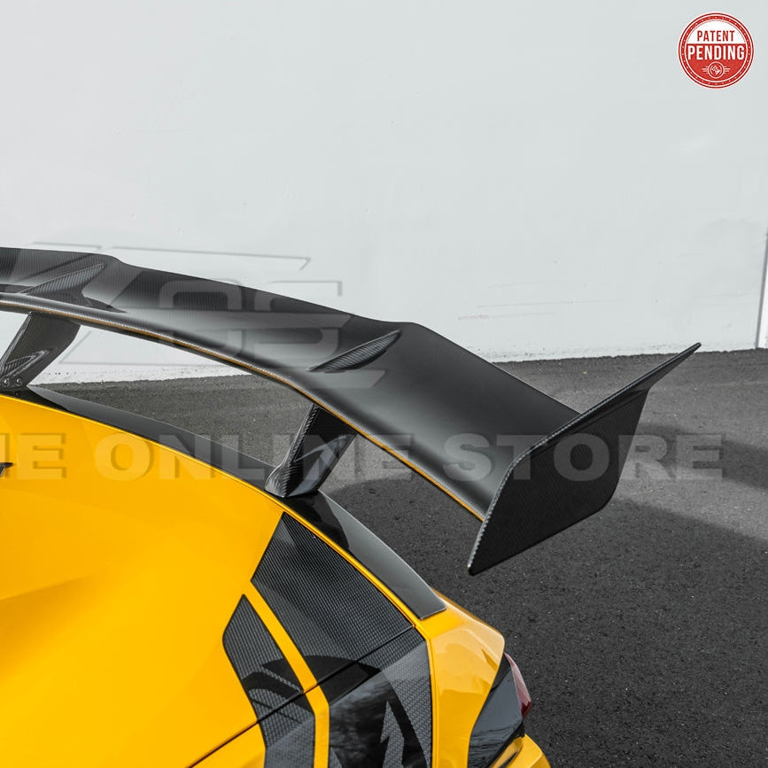 C8 Corvette Carbon Fiber ZR1 Rear High Wing Spoiler