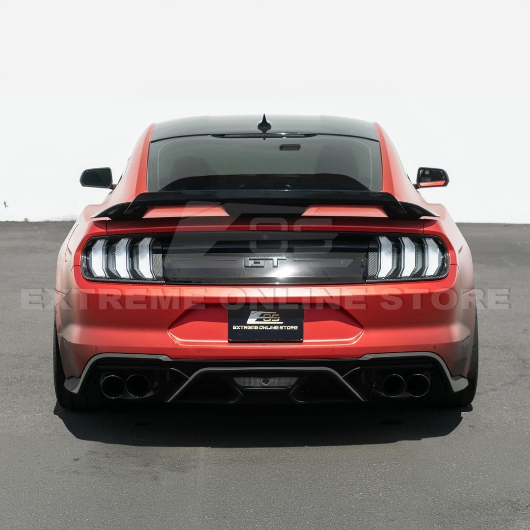 2018 - 23 Mustang Carbon Fiber Rear Tail Light Trim Bezel Cover