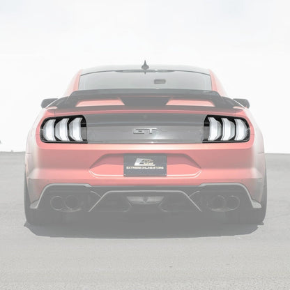 2018 - 23 Mustang Carbon Fiber Rear Tail Light Trim Bezel Cover